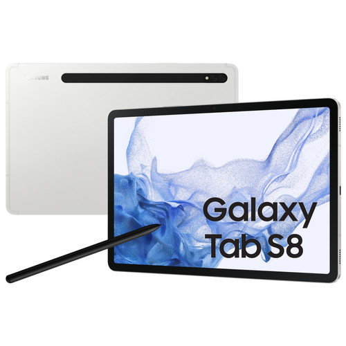 Samsung - Samsung Galaxy Tab S8 SM-X700 128 Go 27,9 cm (11') Qualcomm Snapdragon 8 Go Wi-Fi 6 (802.11ax) Android 12 Argent Samsung  - Samsung