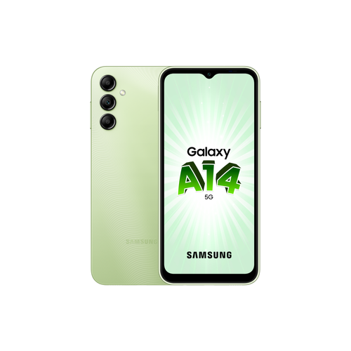 Samsung - Galaxy A14 - 5G - 4/64 Go - Vert Samsung   - Samsung Galaxy A14