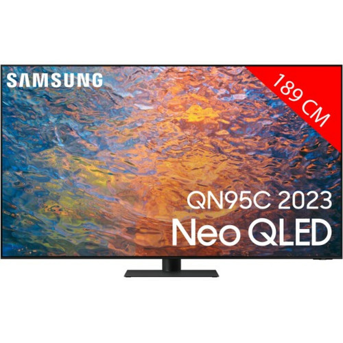 Samsung - TV Neo QLED 4K 189 cm TQ75QN95C Mini LED 100Hz / 144Hz Samsung  - TV 66'' et plus Smart tv