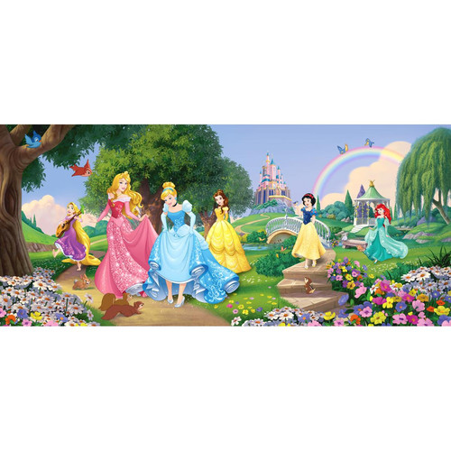 Papier peint Sanders & Sanders Sanders & Sanders affiche Princesses vert, bleu et rose - 600897 - 202 x 90 cm