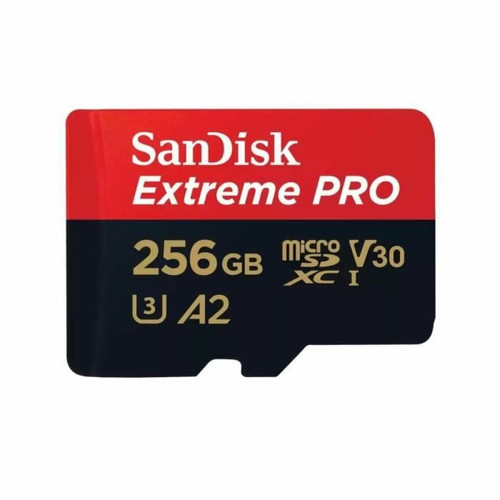 Sandisk - Carte Mémoire SanDisk Extreme Pro microSDXC 256Go Class 10 UHS-I U3 V30 200MB/S 140MB/S A2 C10 Sandisk  - Sandisk extreme pro
