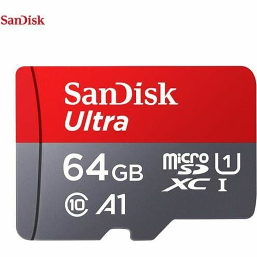 Carte SD Sandisk Carte mémoire flash SanDisk SDSQUNC-064G-ZN3MN Ultra 64 Go microSDXC UHS-I TF 120 Mo - s classe 10 haute vitesse