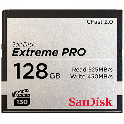 Sandisk - SanDisk Carte mémoire Extreme Pro CompactFlash CFast 2.0 128 Go - Carte SD