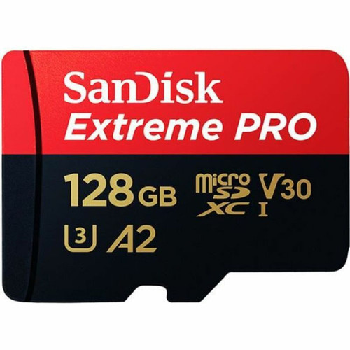 Sandisk - Sandisk A2 CARTE MEMOIRE - MEMOIRE FLASH Extreme Pro Carte micro SD 128GB avec adaptateur SD Sandisk - Sandisk extreme pro