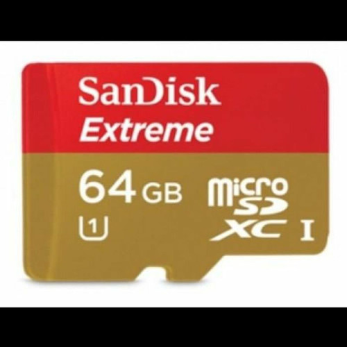Sandisk - SANDISK Extreme Microsdhc 64Gb - Carte Micro SD avec adaptateur Sandisk  - Micro sd sandisk extreme