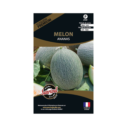 Sanrival - Graines potagères premium melon Ananas Sanrival  - Graine de fleur et potager