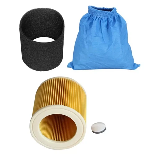 Sans Marque - Sacs de filtre en Textile, mousse humide et sèche, filtre HEPA pour aspirateur Karcher MV1 WD1 WD2 WD3, pièces d'aspirateur Sans Marque  - Aspirateur sans sac filtre hepa
