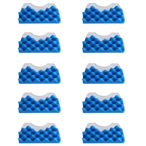 Sans Marque - Ensemble de 10 filtres en éponge bleue, en coton blanc, pour Samsung série DJ97 01040C, pièces pour aspirateur Sans Marque  - Sans Marque