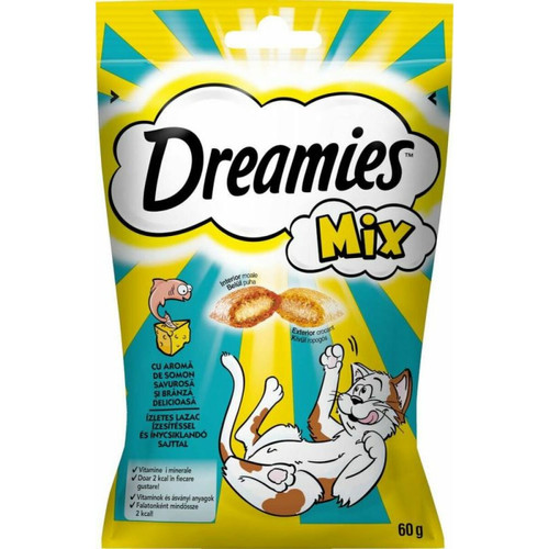 Sans Marque - DREAMIES Mix with Salmon-flavored Cheese - Friandise pour chat - 60 g Sans Marque  - Friandise pour chat
