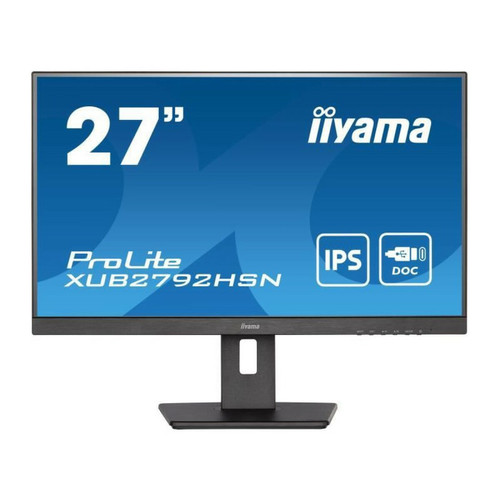 Sans Marque - Ecran PC - IIYAMA ProLite XUB2792HSN-B5 - 27 FHD - Dalle IPS - 4 ms - 75Hz - HDMI / DisplayPort / USB-C Dock / USB Hub - Pied r Sans Marque  - Rehausseur écran PC Ecran PC