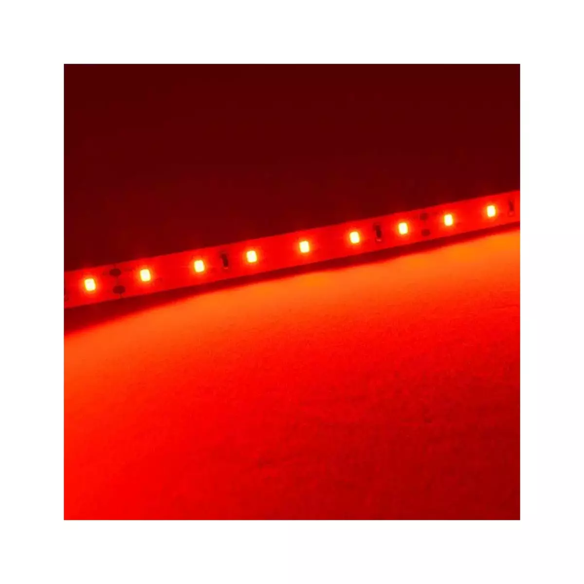 Sans Marque - Ruban LED Puissant 60LED/m 5m 13W/m - Lumière Rouge -  Guirlandes lumineuses - Rue du Commerce