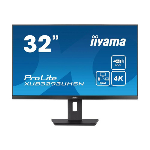 Iiyama - iiyama ProLite XUB3293UHSN-B5 écran plat de PC 80 cm (31.5") 3840 x 2160 pixels 4K Ultra HD LCD Noir Iiyama  - Marchand Monsieur plus