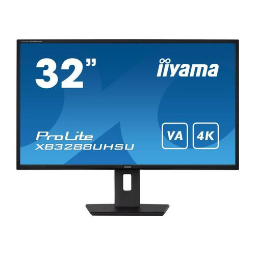 Iiyama - iiyama ProLite XB3288UHSU-B5 écran plat de PC 80 cm (31.5") 3840 x 2160 pixels 4K Ultra HD LCD Noir Iiyama  - 3840 x 2160
