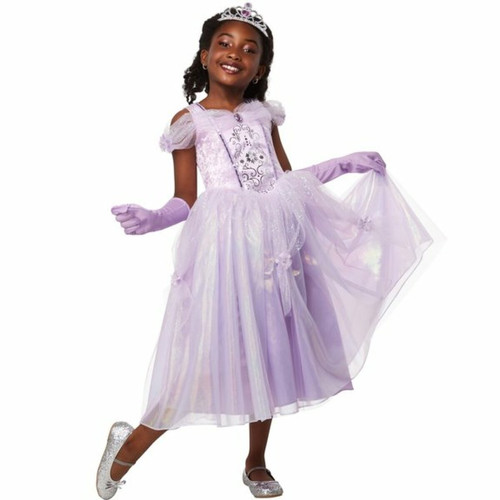 Ludendo - Déguisement de Luxe Princesse Lavande Taille 7-8 ans Ludendo  - Cadeau enfant 6 a 8 ans