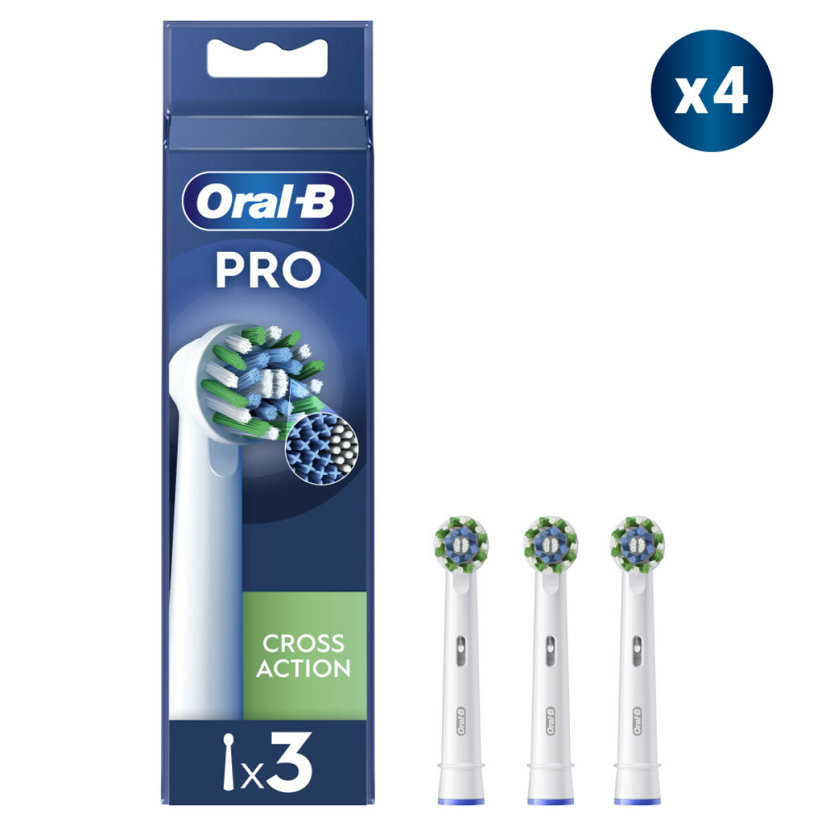 Oral-B Pro Cross Action - 12 Brossettes