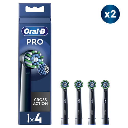 Oral-B - Oral-B Pro Cross Action Noire - 8 Brossettes Oral-B - Brosse a dents