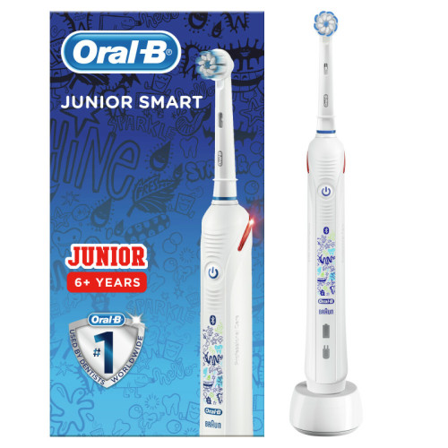 Oral-B - Oral-B - Smart Junior - Blanche - Brosse à dents électrique Oral-B  - Brosse à dents électrique