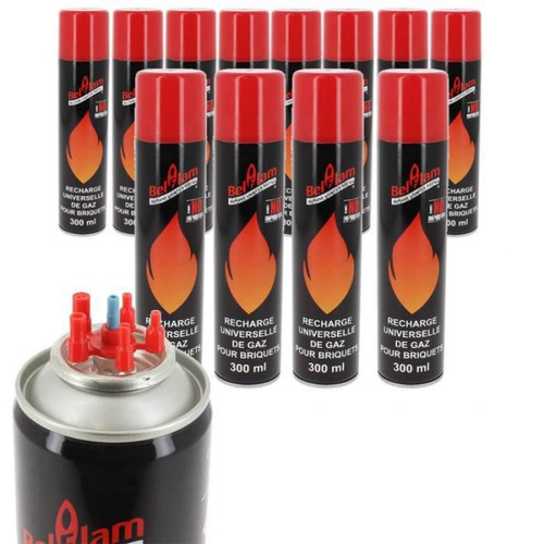Sans Marque - Recharge de gaz Belflam 300ml par 12 Sans Marque  - Décoration