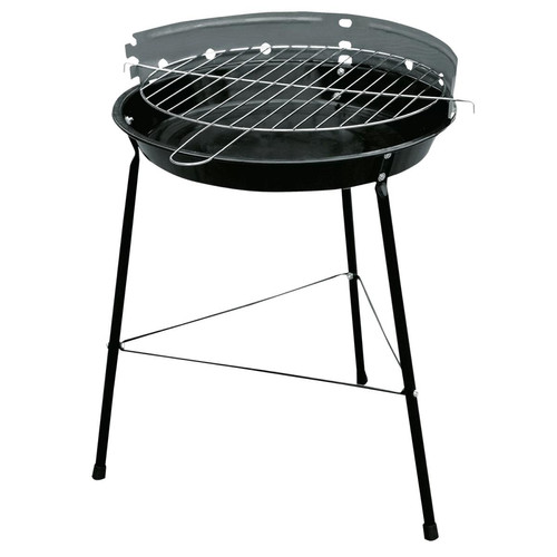 Sans Marque - Barbecue rond 32,5 cm jardin charbon Master Grill MG930 Sans Marque  - Barbecues charbon de bois