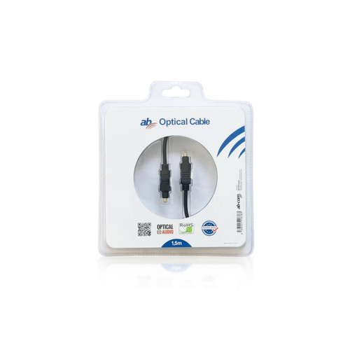 Sans Marque - Câble audio optique AB-COM de 1,5 m de long, connecteur : Toslink T-T Sans Marque  - Cable com