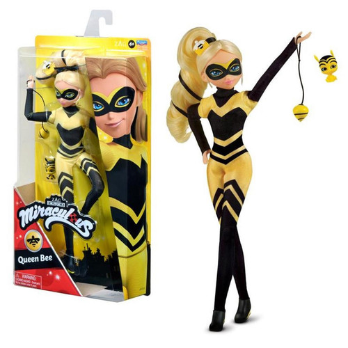 Sans Marque - Miraculous 50003 Miraculous Tales of Ladybug & ; Cat Noir Queen Bee 10.5" Fashion Doll Collectible Figurine - Jardinerie