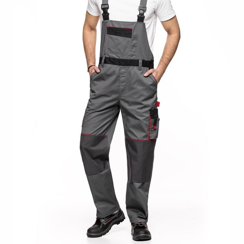 Sans Marque - Pantalon de travail Salopette LENNOX AVACORE gris-noir Taille 54 (98-103) Sans Marque  - Salopette travail