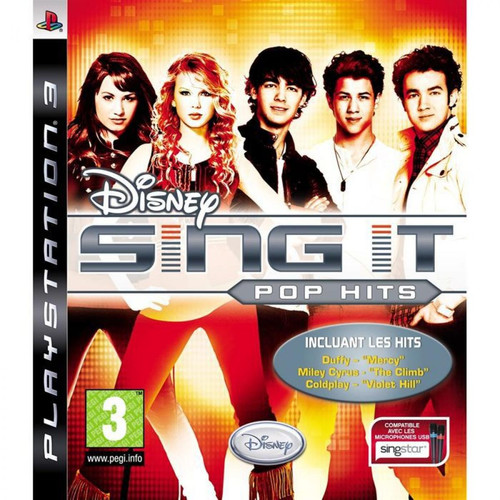 Sans Marque - SING IT POP HITS PS3 - Jeux PS3