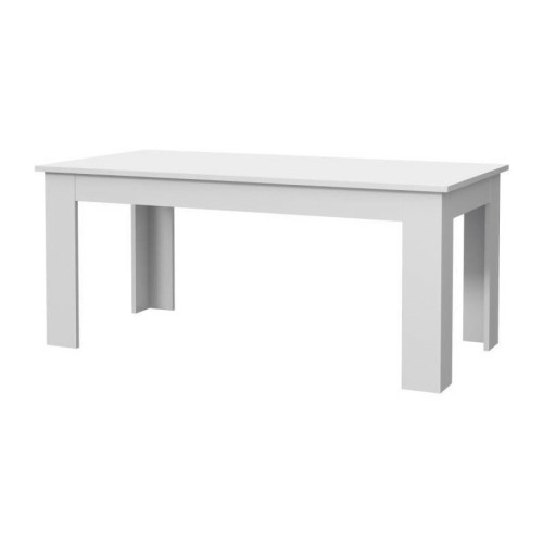 Sans Marque - PILVI Table a manger - Blanc - L 180 x I90 x H 75 cm Sans Marque  - Salon, salle à manger