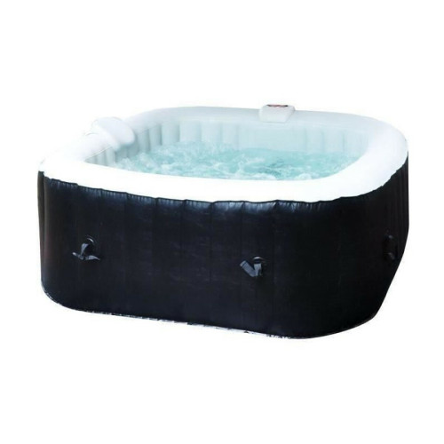 Spa gonflable SUN SPA Spa gonflable carre Laminee - 4 personnes - 1, 55 x H 0, 65 m