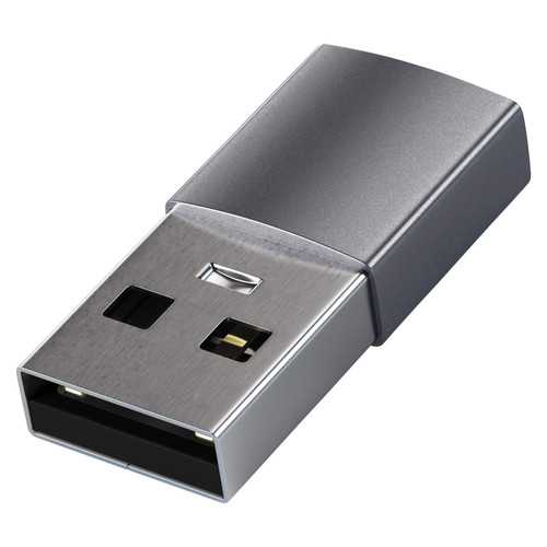 Satechi - Adaptateur USB vers USB-C Charge et Synchro 5Gbps Compact Satechi Gris Satechi  - Câble antenne