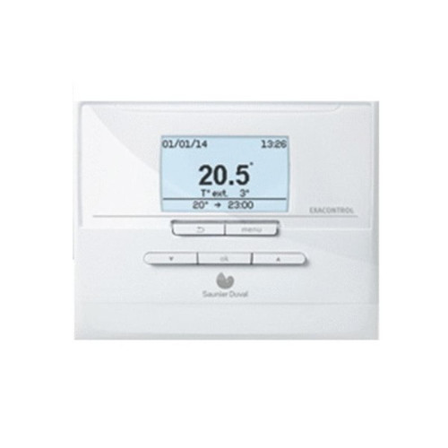 Saunier Duval - Thermostat radio à piles programmable exacontrol E7R C-B - SAUNIER DUVAL - 0020118072 - Thermostat