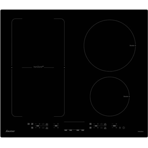 Sauter - Table de cuisson induction 60cm 4 feux 7200w - spi1106b - SAUTER - Table de cuisson 4 foyers
