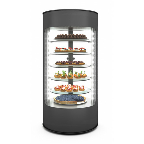 Réfrigérateur Sayl Vitrine Réfrigérée Verticale 360° Série DOLCE 3 à 5 Etagères - 435x900 mm - SAYL