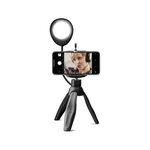 Sbs - Perche à selfie Trépied à selfie avec anneau lumineux - Flash et Torche