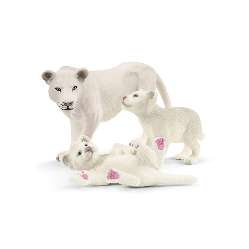Schleich - Wild Life - Lionne avec bébés Schleich  - Animaux