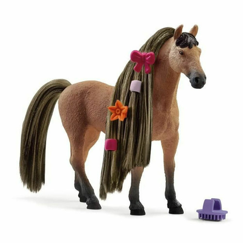 Schleich - Figurine Schleich Beauty Horse Akhal-Teke Stallion Cheval Plastique Schleich  - Poupées & Poupons Schleich