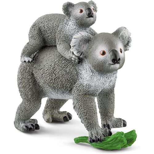 Animaux Schleich Wild Life Maman et Bébé Koala