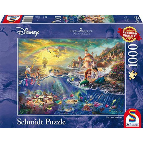 Schmidt Spiele - Schmidt Spiele - 59479 - Disney Arielle La Petite Sirène, 1000 Pcs - Schmidt Spiele  - La petite sirene disney