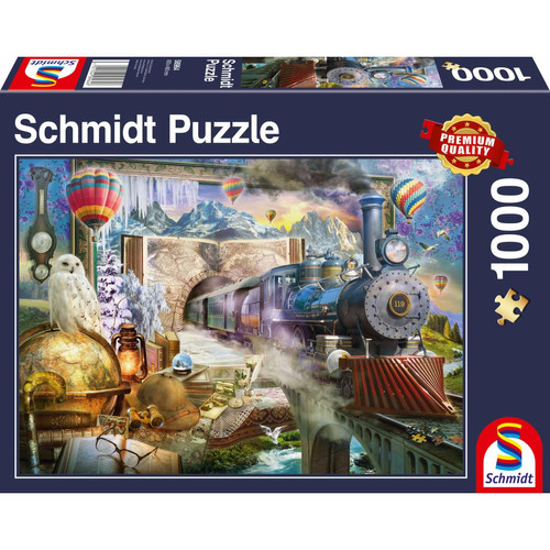 Schmidt Spiele - Schmidt Spiele- Voyage Magique, Puzzle de 1000 pièces, 58964, Coloré Schmidt Spiele  - Animaux Schmidt Spiele