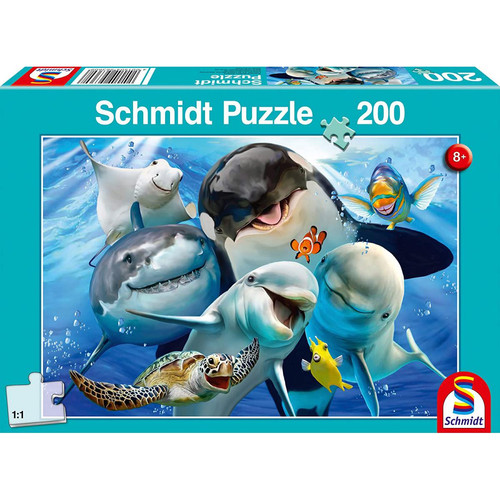 Schmidt Spiele - Schmidt Spiele 56360 Puzzle pour Enfant Motif Amis sous-Marins Multicolore 200 pièces Schmidt Spiele  - Animaux Schmidt Spiele