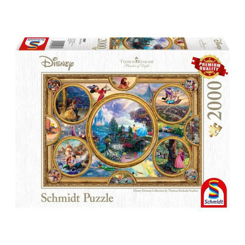 Schmidt Spiele - Puzzle Disney Dreams Collection, 2000 pcs Schmidt Spiele  - Jeu disney