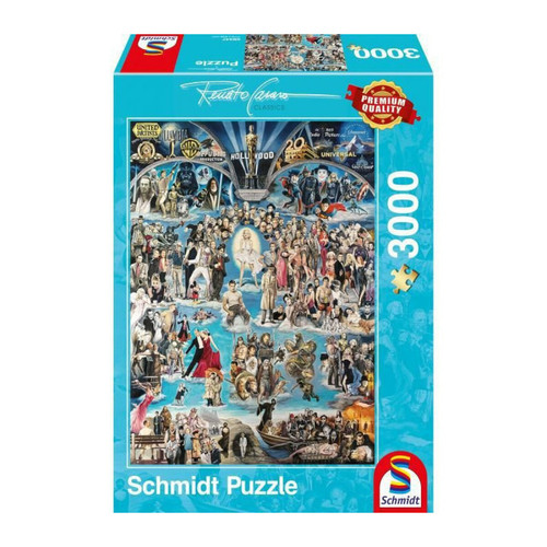 Schmidt Spiele - Puzzle Hollywood XXL, 3000 pcs Schmidt Spiele  - Jeux de société