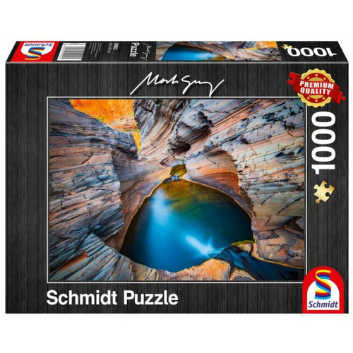 Animaux Schmidt Spiele- Mark Gray, Indigo, Puzzle de 1000 pièces, 59922, Coloré
