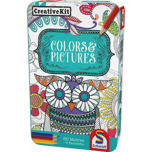 Schmidt - Boîte de coloriage - Loisirs créatifs - SCHMIDT AND SPIELE Schmidt  - Kit coloriage