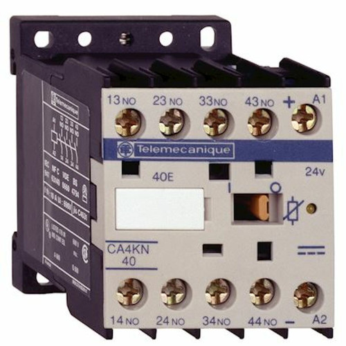 Autres équipements modulaires Schneider Electric contacteur auxiliaire k - tesys - 10a - 3f+1o - 24v dc - bc - schneider electric ca4kn31bw3