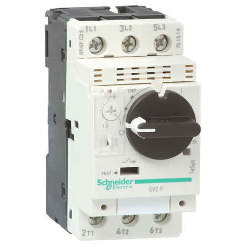 Schneider Electric - disjoncteur moteur - tesys gv2p - 1.6 à 2.5 a - schneider electric gv2p07 Schneider Electric  - Coupe-circuits et disjoncteurs