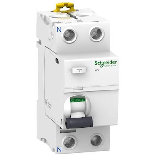 Schneider Electric - interrupteur différentiel - iid - 1p+n - 25a - 300 ma - type ac - schneider electric a9r14225 - Interrupteurs différentiels