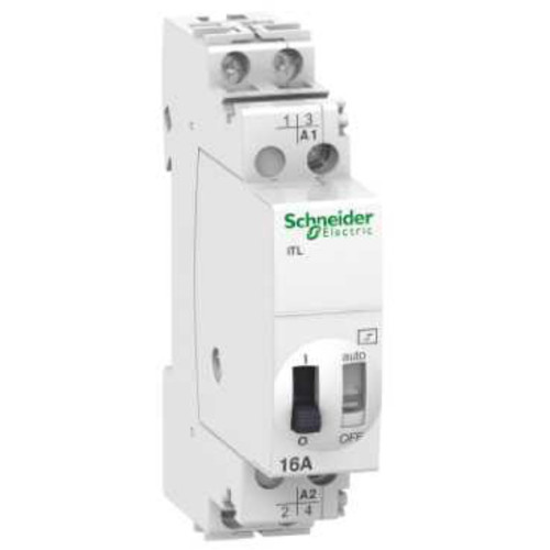 Schneider Electric - télérupteur - schneider - 16a - 2no - 24vca / 12vcc - schneider electric a9c30112 Schneider Electric  - Télérupteurs, minuteries et horloges