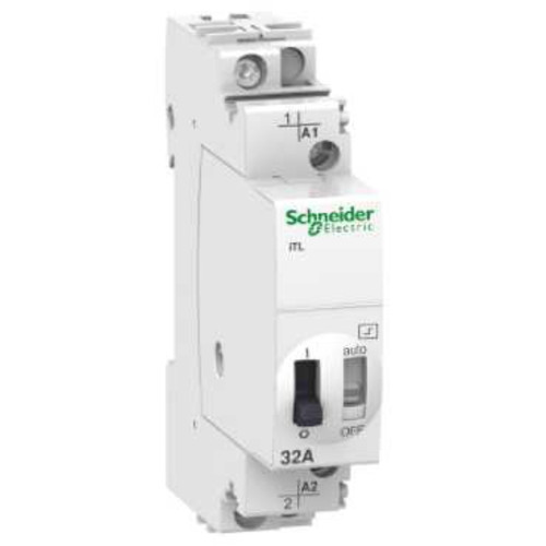Schneider Electric - télérupteur - schneider - 32a - 1no - 240vca / 110vcc - schneider electric a9c30831 Schneider Electric  - Télérupteurs, minuteries et horloges