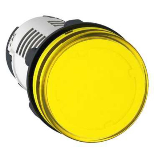 Schneider Electric - voyant rond - d=22 - jaune - led intégrée - 24v - schneider electric xb7ev05bp Schneider Electric  - Led 24v
